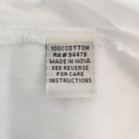 Magic White Eyelet & Lace Trim Maxi Dress Size Medium - Picture 11 of 12